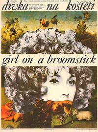 Постер Девушка на метле