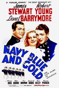 Постер Navy Blue and Gold