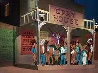 Кадр Кролик ныряющий с высоты