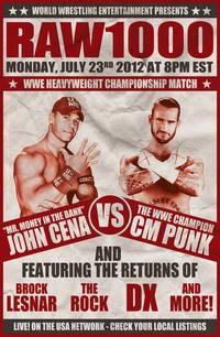 Постер WWE RAW