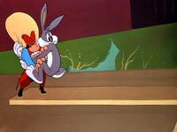 Кадр Кролик ныряющий с высоты