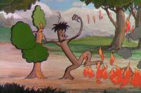 Кадр Цветы и деревья