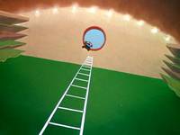 Кадр Кролик ныряющий с высоты