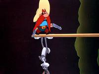 Кадр Кролик ныряющий с высоты