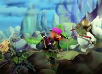 Кадр Муми-тролли и комета