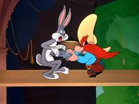 Кадр Кролик ныряющий с высоты