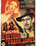 Постер из фильма "Возвращение Фрэнка Джеймса" - 1