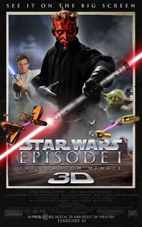 Постер Звездные войны: Эпизод 1 - Скрытая угроза (3D — 2012)