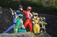 Кадр Gekijô ban Enjin sentai gôonjâ VS Gekirenjâ