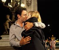 Кадр Девушка на велосипеде