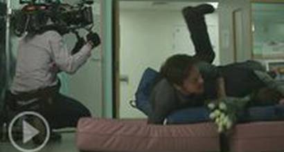 На съёмочной площадке 