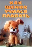 Как щенок учился плавать