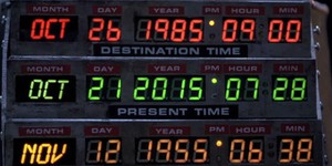 Сегодня день, когда Марти МакФлай прибыл в будущее