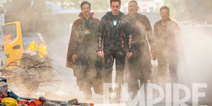 Тони Старк, Доктор Стрэндж, Брюс Беннер на эксклюзивном фото