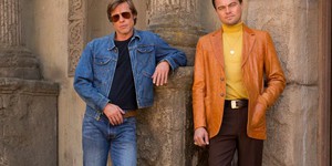 Первое фото: Брэд Питт и ДиКаприо в новом фильме Тарантино