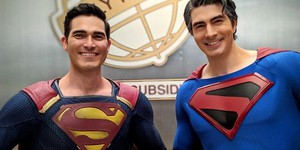 Встретились два Супермена: актер Брэндон Рут поделился фото встречи