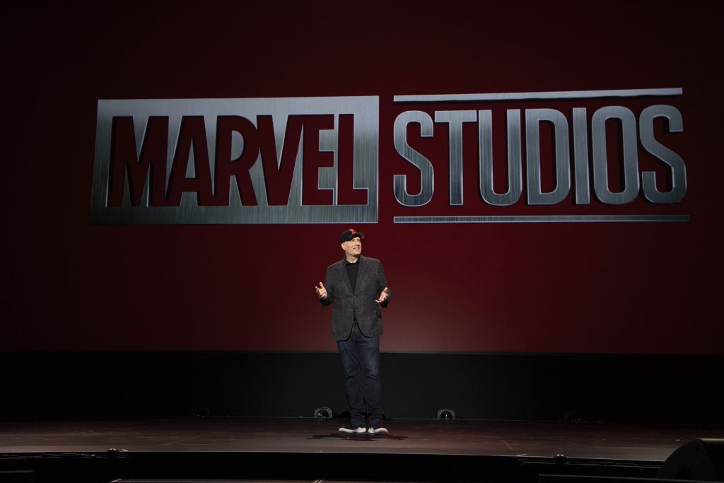 Кевин Файги на презентации проектов Marvel
