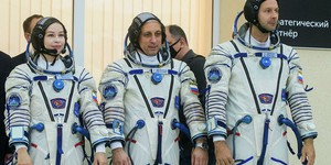 Юлия Пересильд и Клим Шипенко завершили съемки фильма "Вызов" в космосе