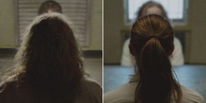 У мережі з'явилось свіже відео, де Майка Монро вперше реагує на моторошний образ Ніколаса Кейджа у довгоочікуваному фільмі "Довгоногий"